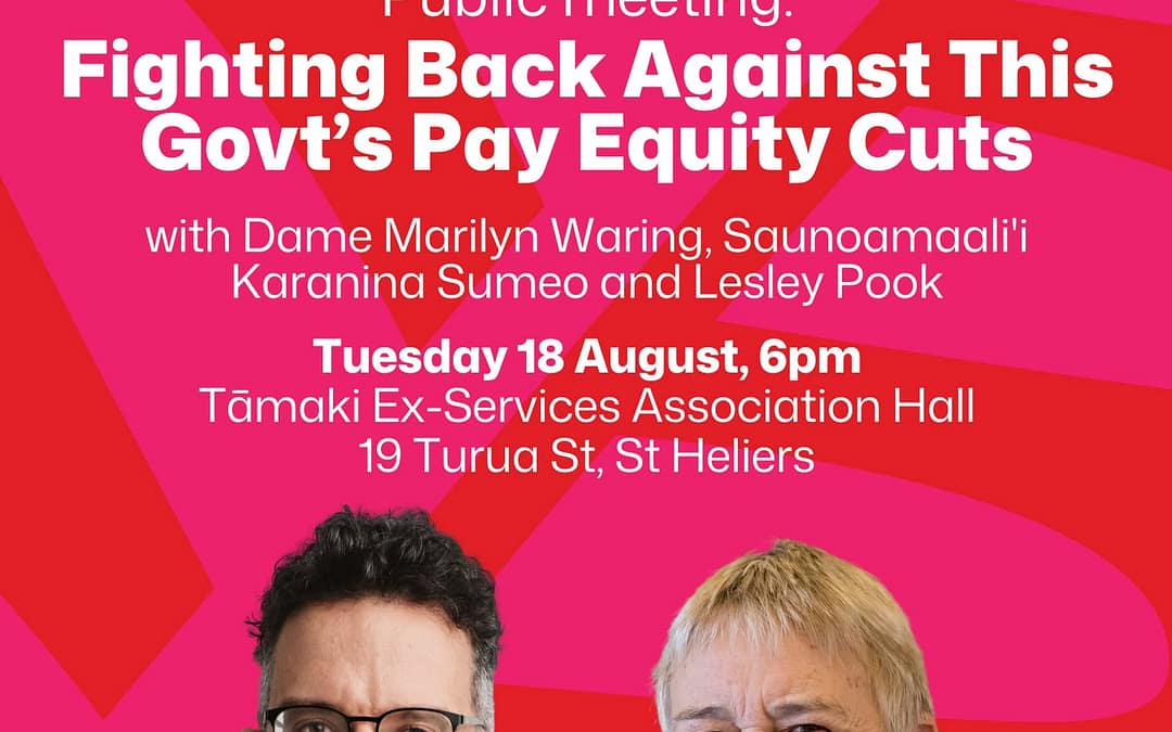 Fighting Back Against the Government’s Pay Equity Cuts